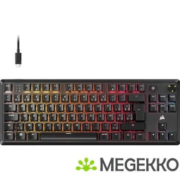 Corsair K70 Core TKL Zwart Cherry MLX Red V2 Azerty, Informatique & Logiciels, Verzenden