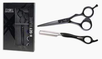 Joewell X-Set Black 5.75 &amp; Feather Razor black (Scharen), Verzenden, Nieuw, Overige typen
