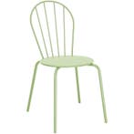 Stoelen | ADELINE | Staal | Lichtgroen | In-/Outdoor |, Verzenden