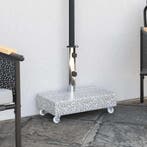 vidaXL Parasolvoet 45x25x8 cm graniet lichtgrijs, Tuin en Terras, Verzenden, Nieuw