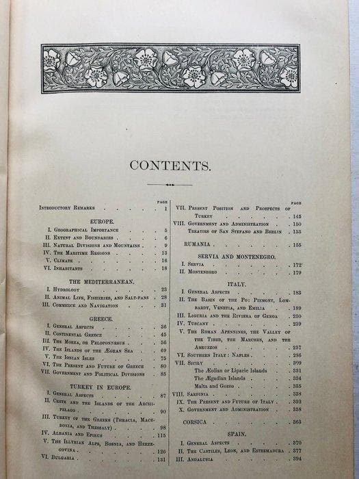 Élisée Reclus. - The Earth and its Inhabitants. Europe. -, Antiek en Kunst, Antiek | Boeken en Manuscripten