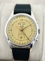 Heuer - Triple Calendar Pointer Bumper - 1806 - Heren -, Handtassen en Accessoires, Horloges | Antiek