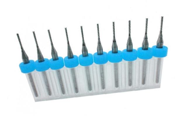 Combi set van 7 micro freesjes (0.40-1.00 mm), Doe-het-zelf en Bouw, Gereedschap | Overige machines, Nieuw, Verzenden