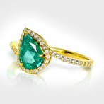 Sans prix de réserve - Bague - 14 carats Or jaune, IGI 1,00, Nieuw