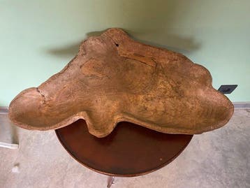 Schaal - Hout - Teak root bowl