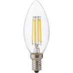 LED Kaarslamp - E14 Filament Dimbaar - Warm Wit Licht 2700K, Verzenden, Nieuw