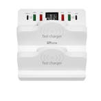 DrPhone SmartC7 Multifunctionele 80W Laadstation - 6-poorts, Telecommunicatie, Verzenden, Nieuw