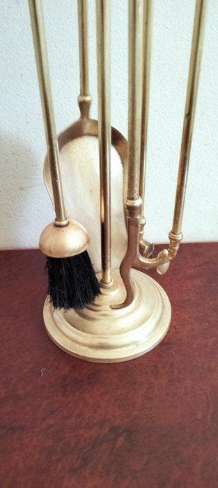 Openhaard accessoire (5) - dennenappels - Brons & messing -