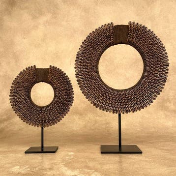 Ornement décoratif - NO RESERVE PRICE - Pair of caramel