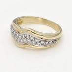 Bague - 14 carats Or jaune - 0.27ct. tw. Diamant (Naturelle)