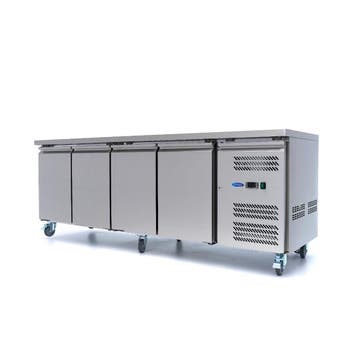 Réfrigérateur de comptoir - 223 cm - 4 portes - Rénové, Verzenden, Autres types