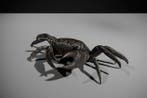 Brons - Een bronzen okimono van een krab met open klauwen. -, Antiek en Kunst