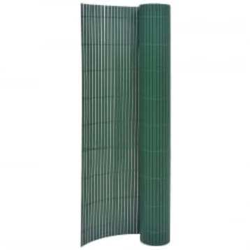 vidaXL Tuinafscheiding dubbelzijdig 90x400 cm groen, Verzenden, Nieuw