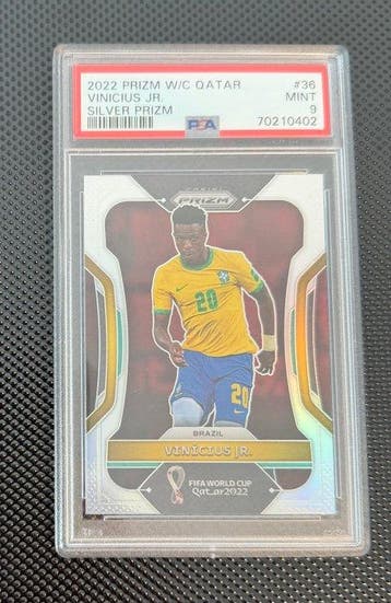 2022 Panini Prizm Vinícius Jr. #36 Carte parallèle, Foil,, Nieuw