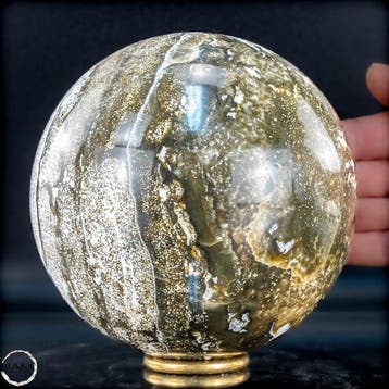 Ocean Jasper Kogel – Fascinerende natuurkunst met unieke, Verzamelen
