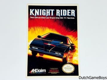 Nintendo NES - Knight Rider - Store Display Card - USA, Verzenden, Gebruikt