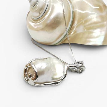 Parel - Argento 925 - Ketting met hanger - verlorenwasgieten