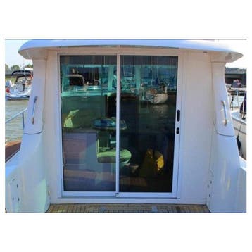 Bieden: Trend Marine aluminium 2 wing patio door white fini, Ophalen of Verzenden