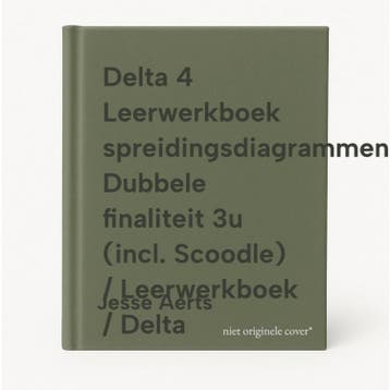 Delta 4 Leerwerkboek spreidingsdiagrammen Dubbele finaliteit, Livres, Livres scolaires, Verzenden, Jesse Aerts