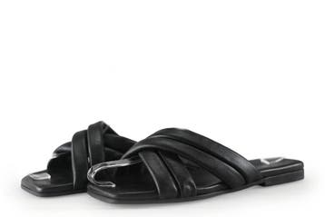 VIA VAI Slippers in maat 37 Zwart, Kleding | Dames, Schoenen, Slippers, Verzenden, Zwart, Zo goed als nieuw
