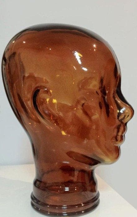Mannequin - Ámbar Head - Glas, Antiek en Kunst, Curiosa en Brocante