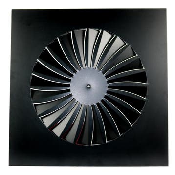 Wervelrooster voor inleg systeemplafond 595 x 595mm, Verzenden, Nieuw