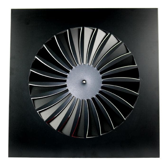 Wervelrooster voor inleg systeemplafond 595 x 595mm, Bricolage & Construction, Ventilation & Extraction, Envoi