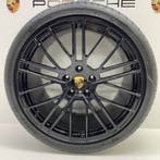 Porsche 992 2/4 ORIGINELE 20/21inch Turbo V zwart met banden, Ophalen, Gebruikt, Banden en Velgen, 21 inch