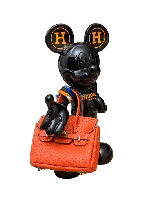 GF Exclusives - Hermès x Mickey Mouse Artwork By: GF, Antiquités & Art, Art | Objets design