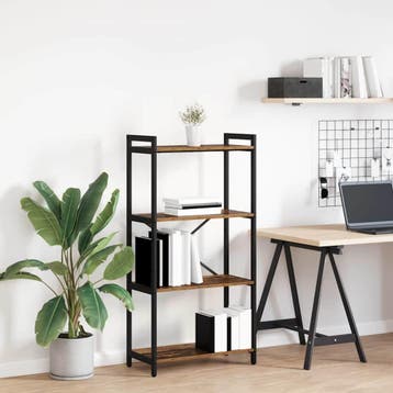vidaXL Boekenplank 60 x 30 x 120 cm Bewerkt hout Oud hout, Huis en Inrichting, Verzenden, Nieuw