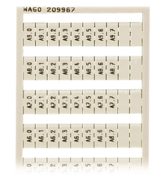 Wago Series209 209-967 WSB-markeringskaart, Articles professionnels, Aménagement de Bureau & Magasin | Mobilier de bureau & Aménagement