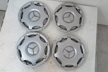 4x originele Mercedes-Benz W203 wieldoppen 15 inch 203401002, Verzenden