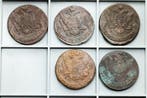 Rusland. Catherine II (1762-1796). 5 Kopecks 5x 1771, 1772,