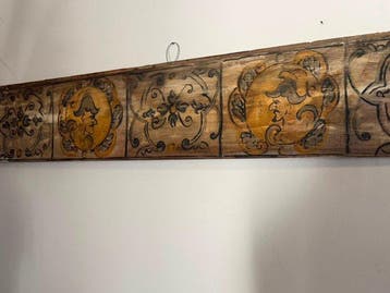 Paneel (2) - Polychroom hout