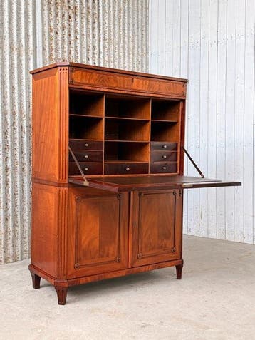 Secrétaire à abattant - Buro, bureau, klepburo, klepbureau,, Antiek en Kunst