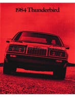 1984 FORD THUNDERBIRD BROCHURE ENGELS (USA)
