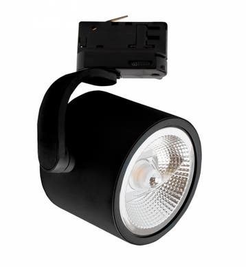 Luxar 3-Fase Railspot AR111 GU10 Zwart, Verzenden