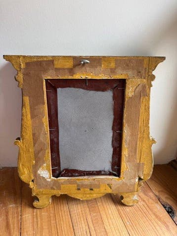 Lijst - hout / stoffen - Italiaanse barokstijl uit de