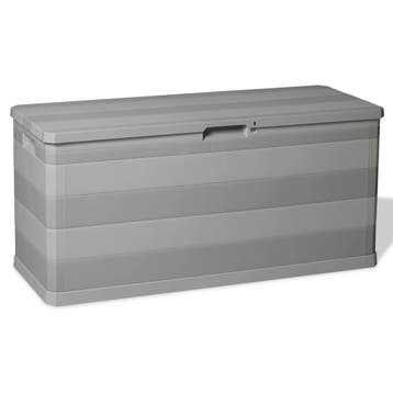 vidaXL Tuinbox 117x45x56 cm grijs, Verzenden, Nieuw