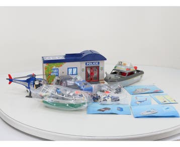 Playmobil 5299 Politiebureau met 4429 4267 4262 4059 4471..., Ophalen of Verzenden, Gebruikt