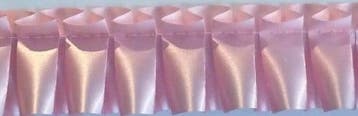Easy pleat geplooid lint kant en klaar pastelroze rol 3, Nieuw