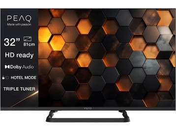 Peaq -  Hd Ready Direct Led-tv 32 Inch 2025 - Zwart, Audio, Tv en Foto, Verzenden, Nieuw, 80 tot 100 cm, Overige merken