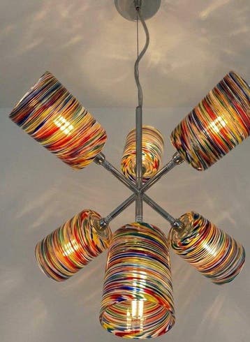 Lamp - Glas, Antiek en Kunst