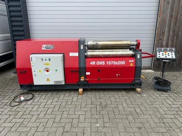 OSTAS 4 rollen hydraulische plaatwals platenwals rollenwals