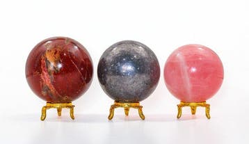 Uitzonderlijke Kristallen Bol Collectie – Rode Jaspis 75 mm,