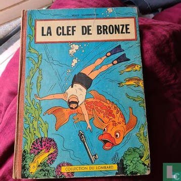 Suske en Wiske - La clef de bronze - 1957, Eén stripboek, Verzenden, Gelezen, Vandersteen, Willy.