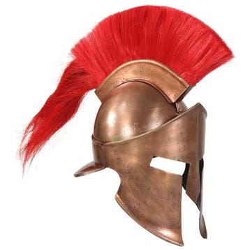 vidaXL Soldatenhelm Grieks replica LARP staal koperkleurig, Verzenden