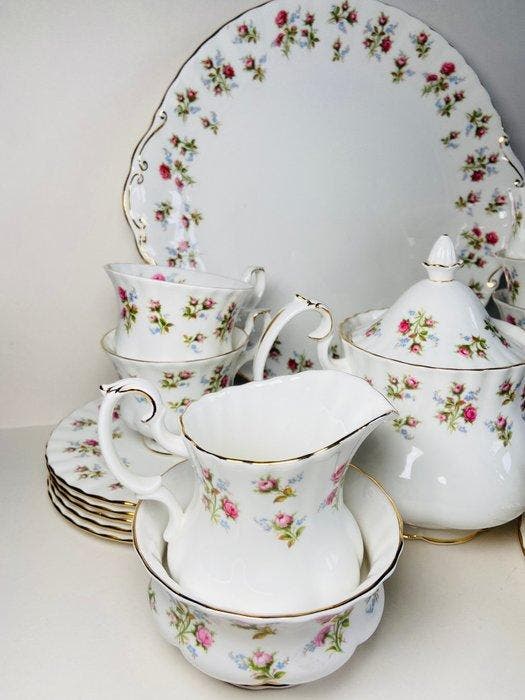 Royal Albert - Service à thé (22) - Winsome - Porcelaine, Antiek en Kunst, Antiek | Glaswerk en Kristal