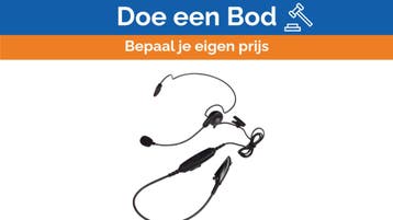 Bieden: Motorola PMLN5154C ATEX Behind-the-head, Ophalen of Verzenden, Nieuw