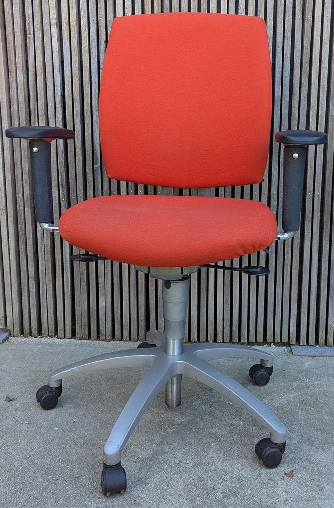 bureaustoel Drabert Entrada - ROOD, Huis en Inrichting, Bureaustoelen, Bureaustoel, Gebruikt, Ergonomisch, Ophalen